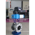 Flange CF8 CF8m PTFE Seat Segment Ball Valve